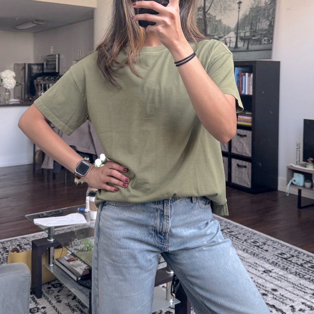 Olive Green tee